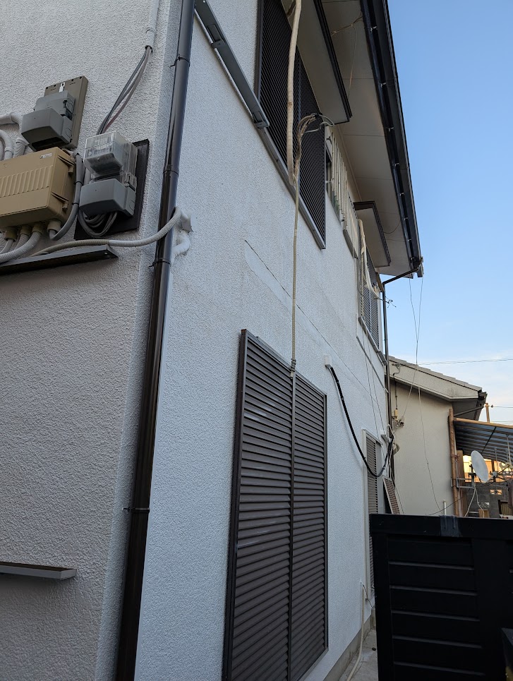 南面　熱交換塗料D-53　塗布後　足場撤去　ベランダ・テラス新設 