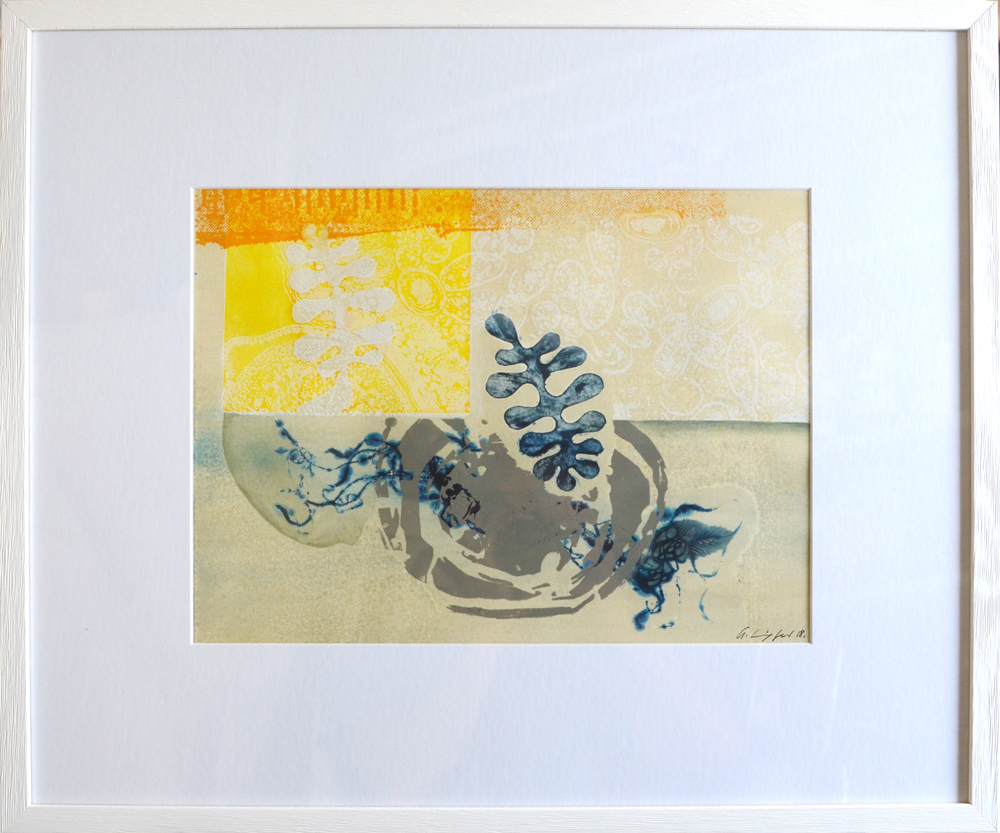  Series "Living Tender" 50x60 incl. Frame monotype / screenprint