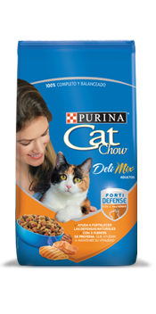 Purina catchow delimix gatos adultos. 
