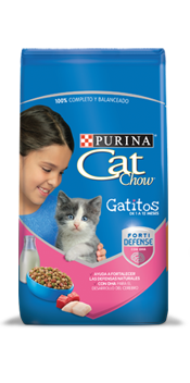 Purina Catchow gatitos alimento hasta los 12 meses
