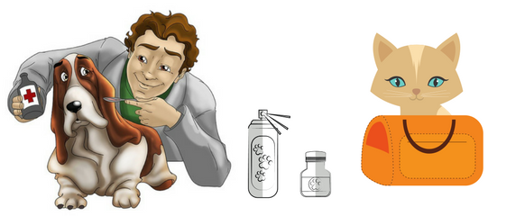 antiparasitarios para perros, gatos, shampoo para perros, talco para gatos,