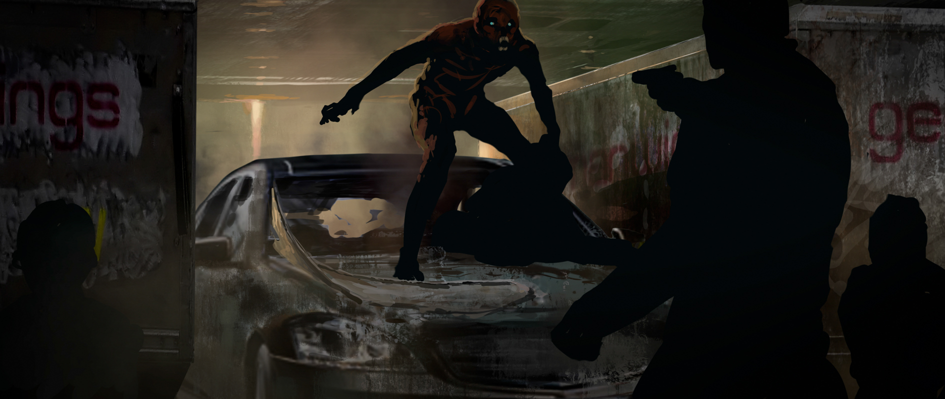 Concept Art for "Blood Red Sky"