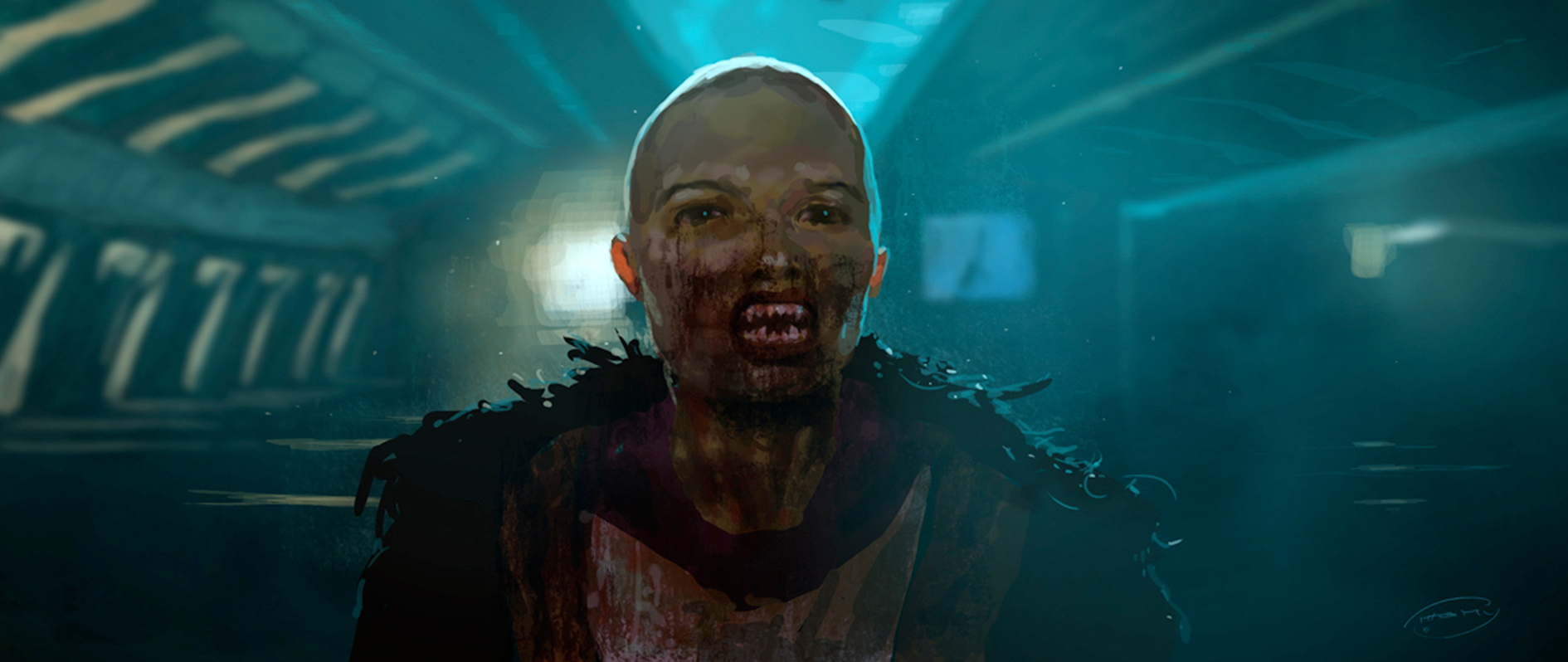 Concept Art for "Blood Red Sky"