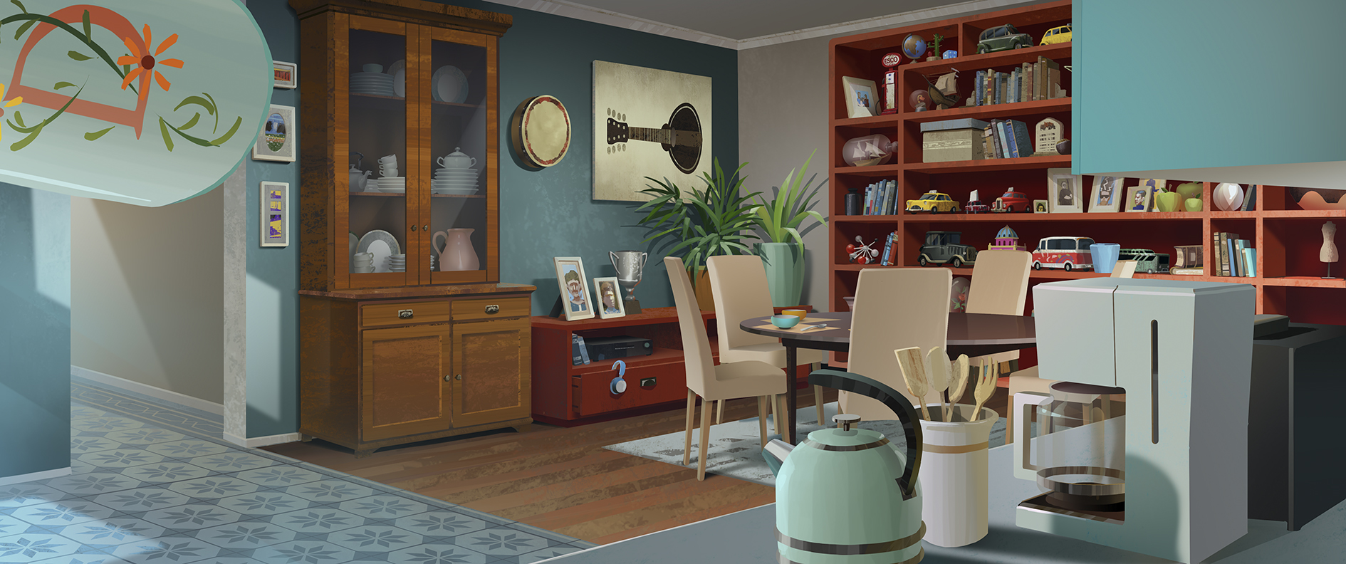 Key Background for the movie "Greyhound of a girl"