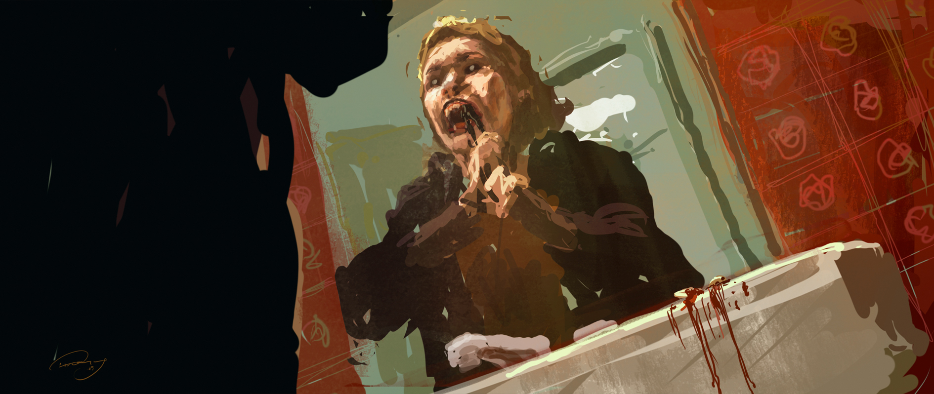 Concept Art for "Blood Red Sky"