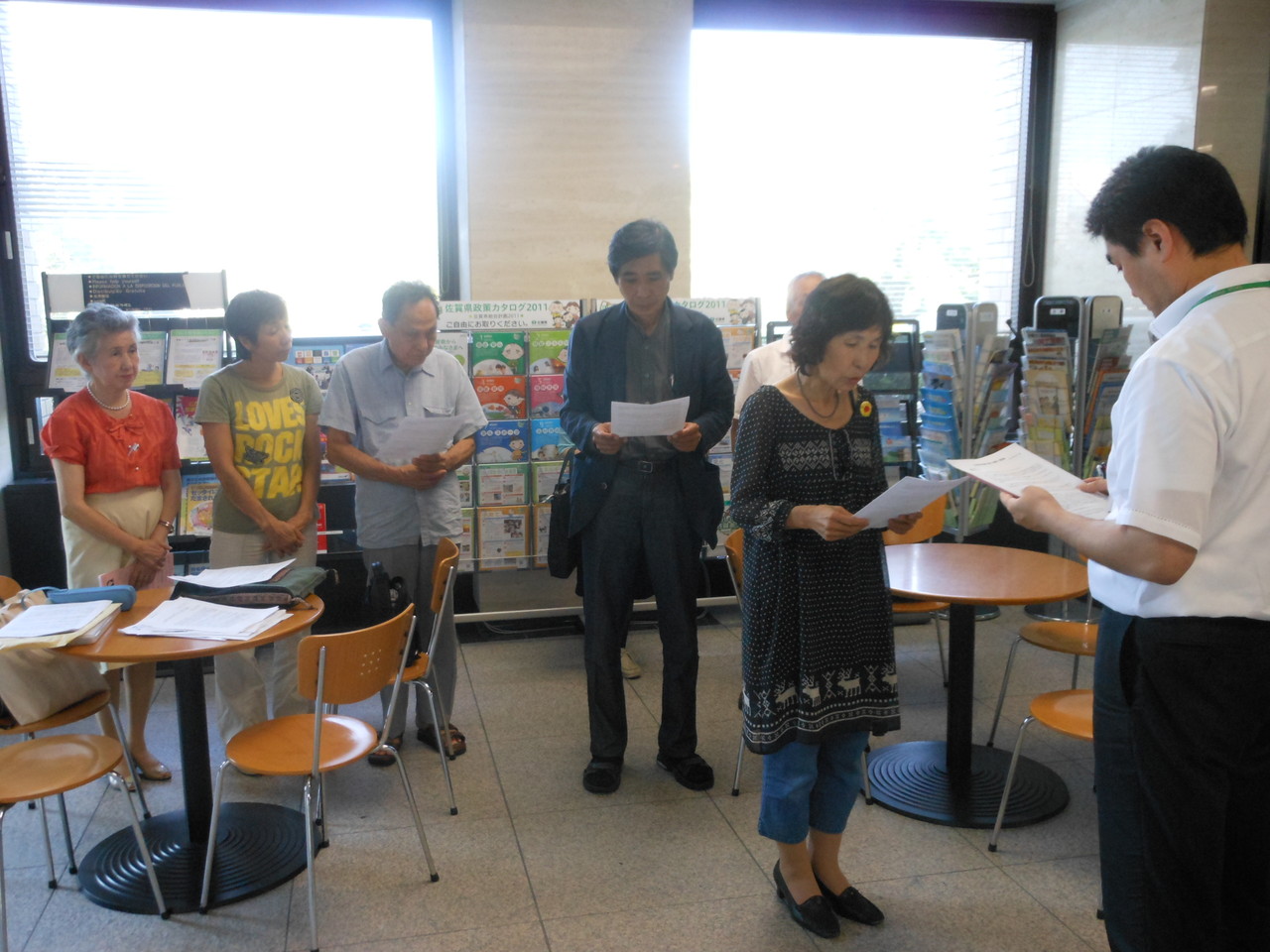 2012.9.11　佐賀県知事へ再稼働反対要請