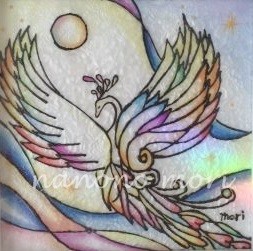 鳳凰(なのの森では下絵販売のみ)