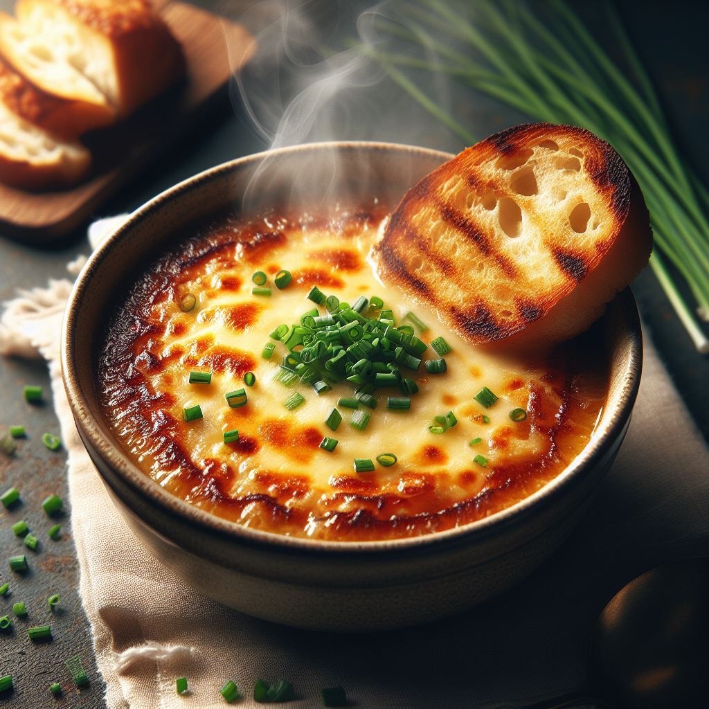 Relaxed with Onion Soup