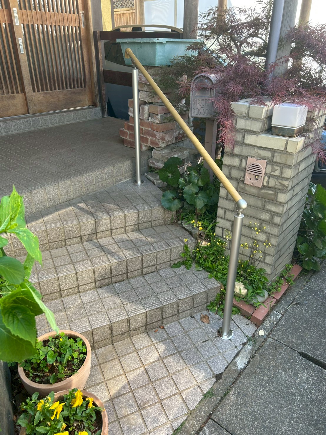 手すり取付け