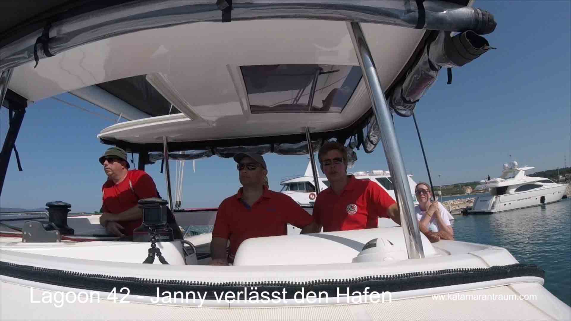 Ready for sailing practice catamaran Lagoon 42