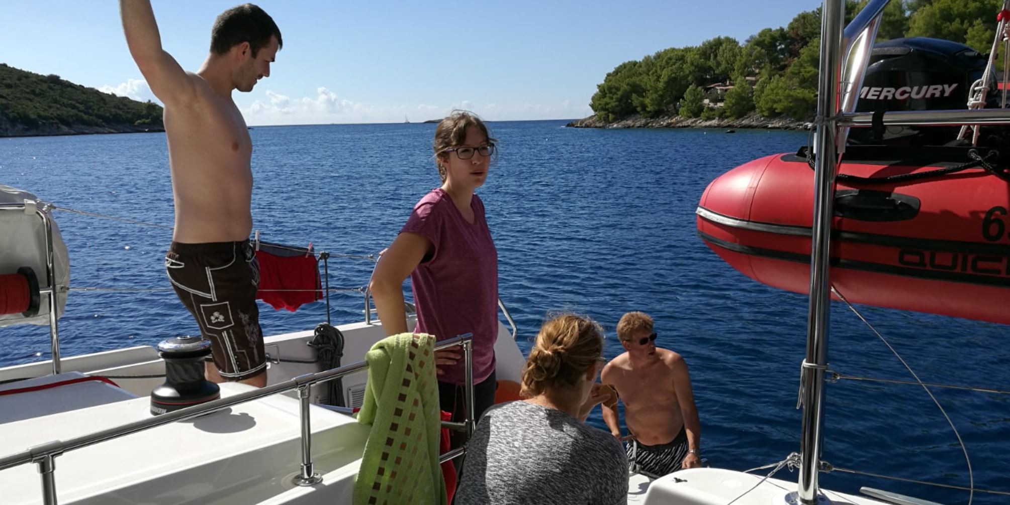 Eigner Jos geht als erste zu wasser beim Segelreisen