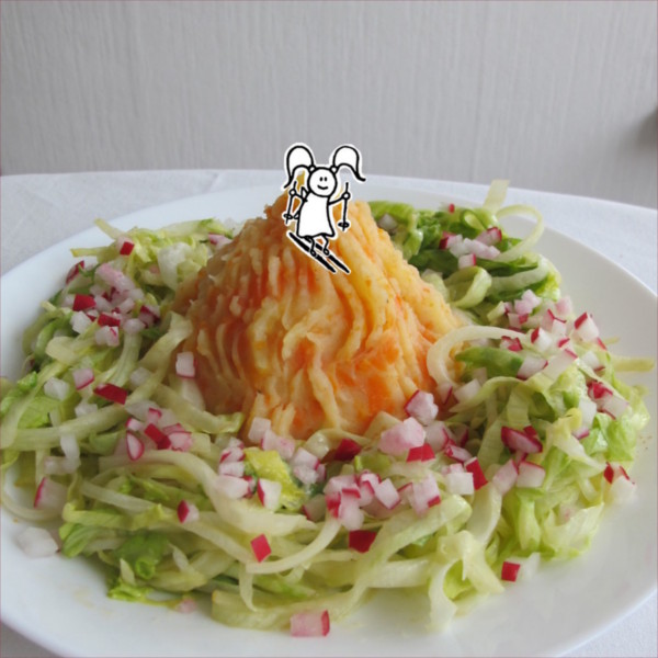 Beatrice Winkel - Trixilie fährt Ski auf dem Mount Mash Potato