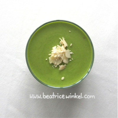 vegan Pea Mint Chocolate Cream