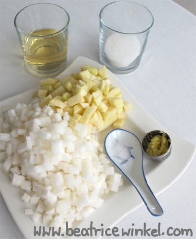veganes Rettich-Apfel-Chutney