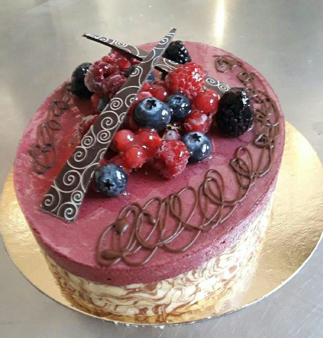 Gateau myrtilles 