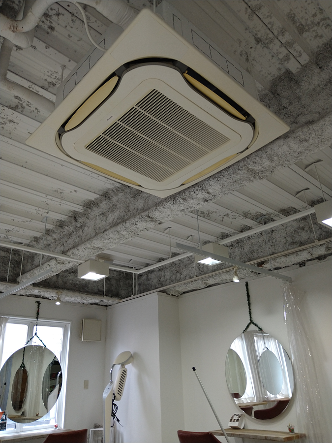 天井埋め込み型エアコン,業務用,4方向タイプ