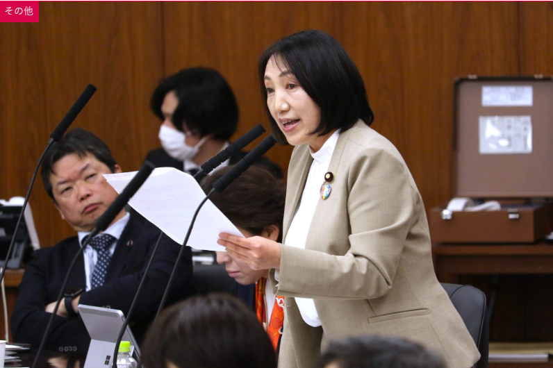 大椿ゆうこ議員が厚生労働委員会で質問