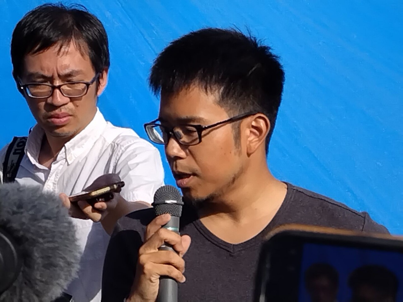 伊左治佳孝さんとのマスコミ懇談会