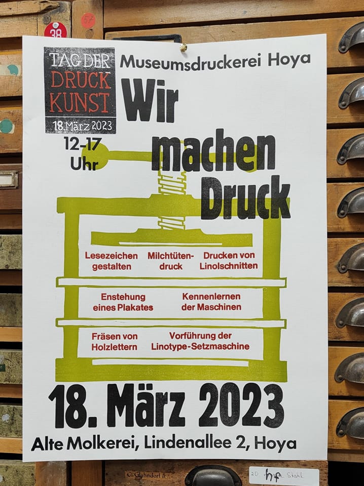 Tag der Druckkunst am 18. März 2023