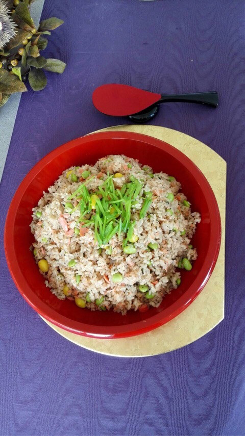 秋といえば、 【吹寄せご飯】 銀杏が入るだけでグット秋らしくてなりますよね