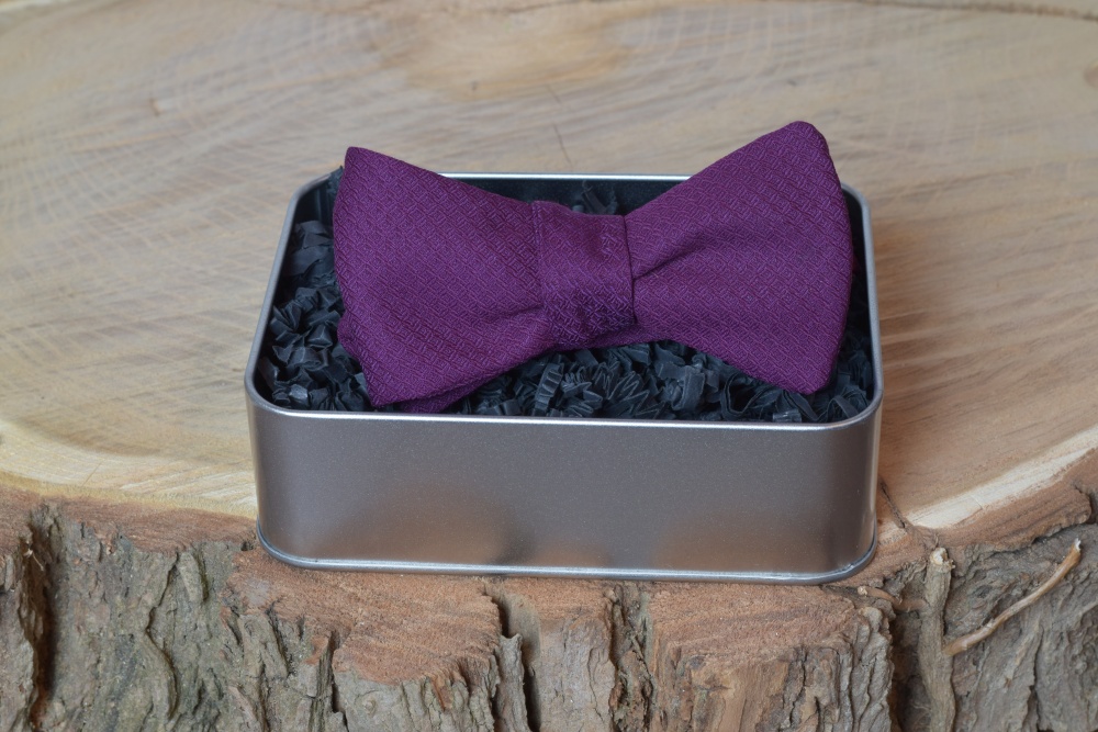 Violette - Lila Herren Anzug Schleife zum selberbinden – Selbstbinder