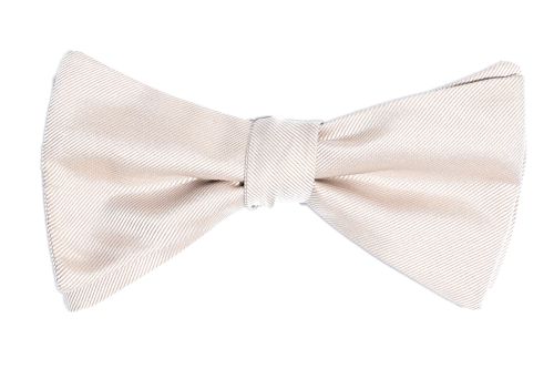 beige rosè farbene Fliege Hochzeitsfliege querbinder