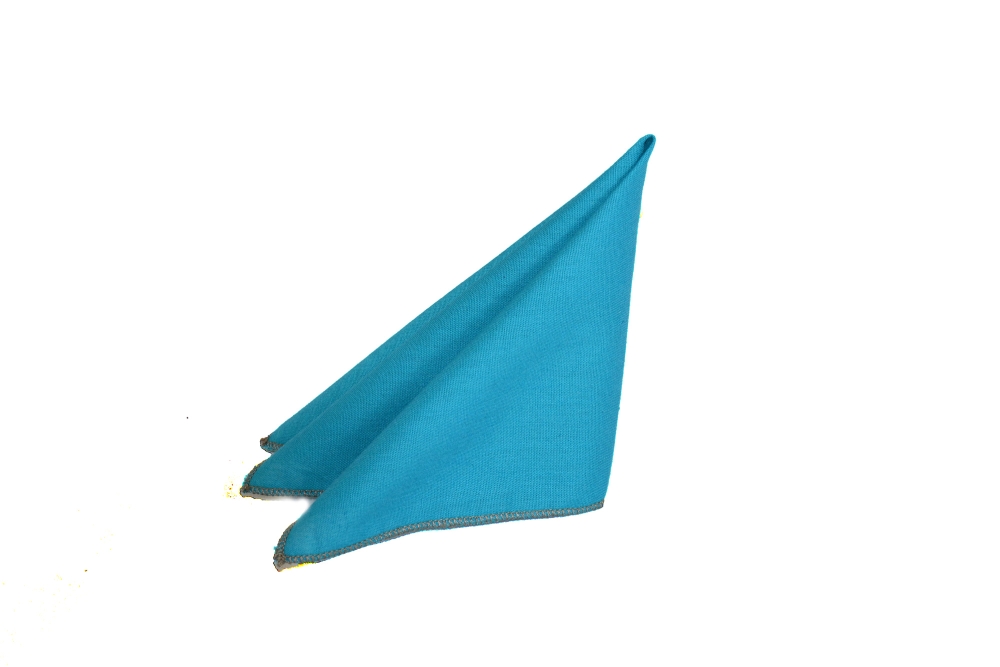 Einstecktuch blau