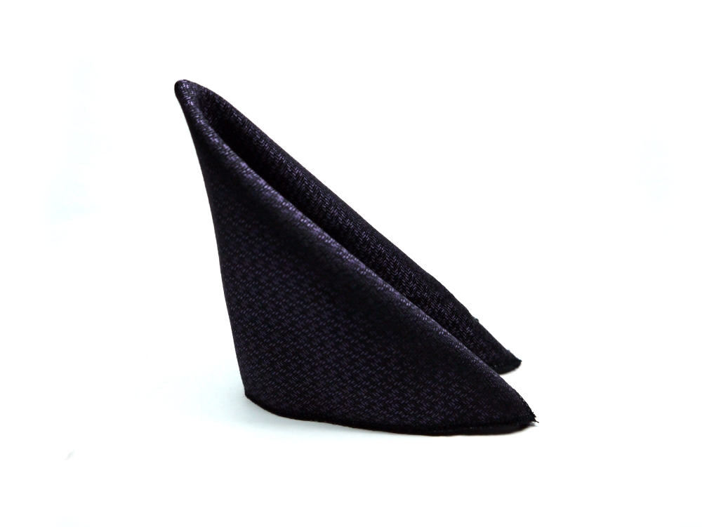Einstecktuch lila schwarz elegant