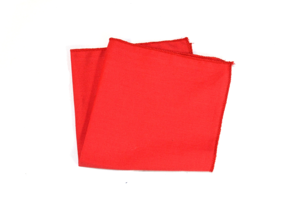 rotes Einstecktuch