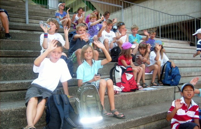 Sommercamp 2010-Besuch des Tennisturnier am Rothenbaum