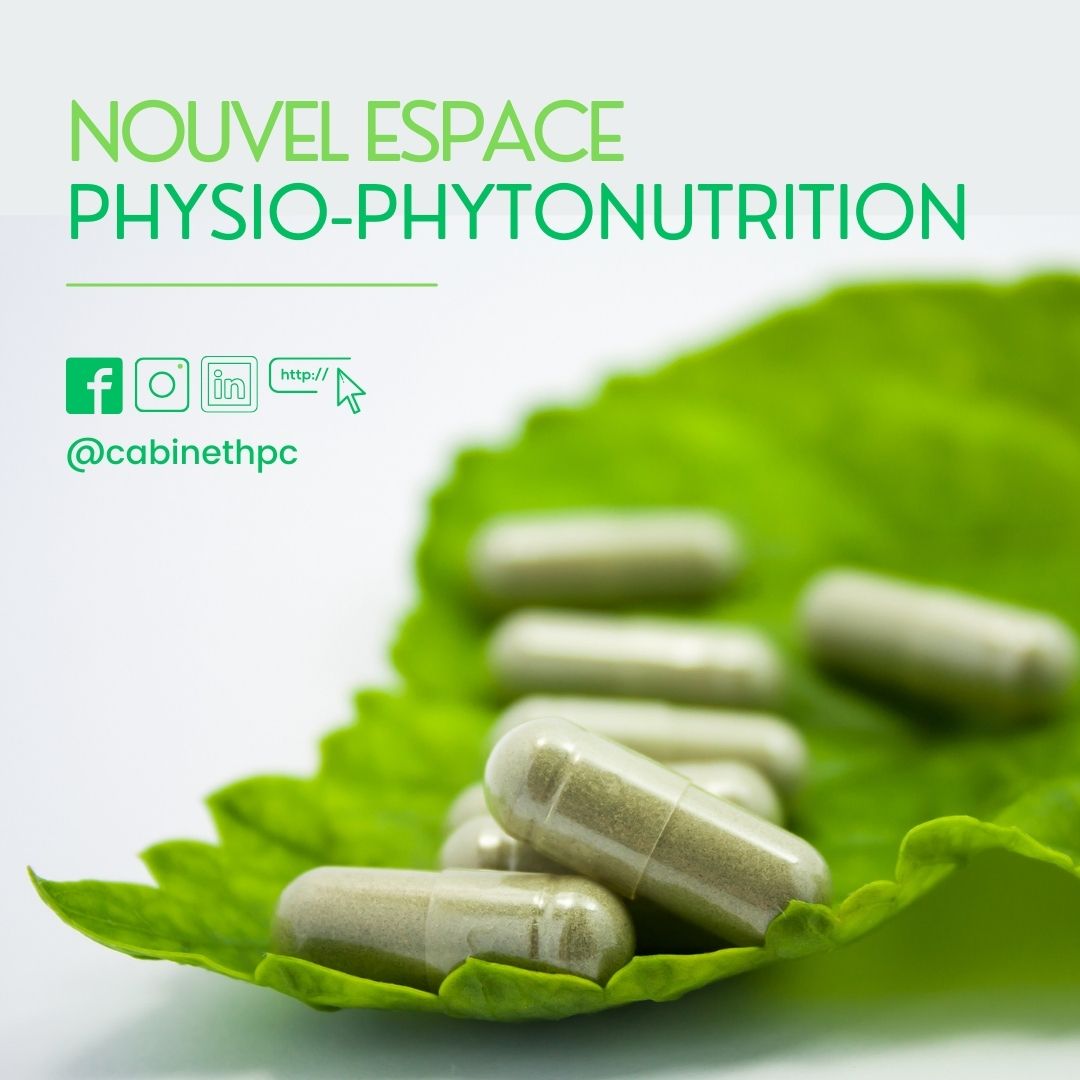 Ouverture de l'Espace d'Accompagnement par la Physio-Phytonutrition au Sein du Cabinet : Une Nouvelle Dimension du Bien-Être.