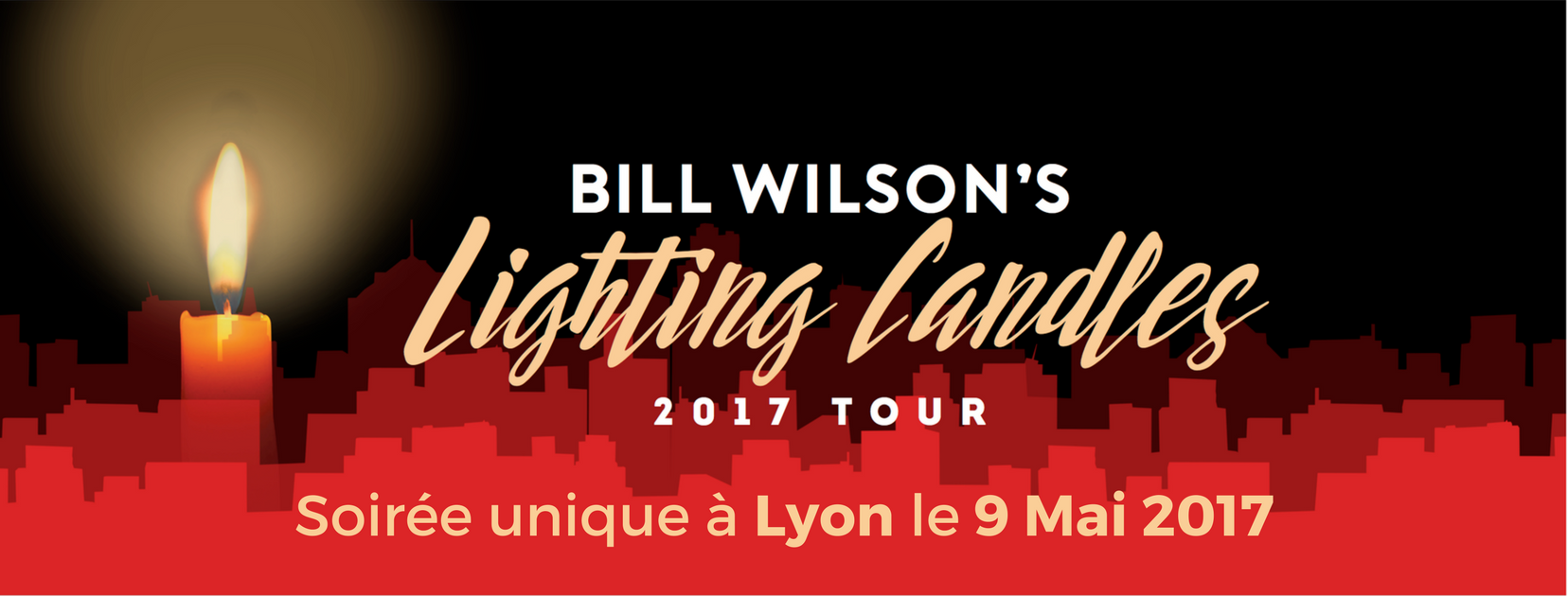 Bill Wilson Lighting Candles Lyon 9 mai 2017