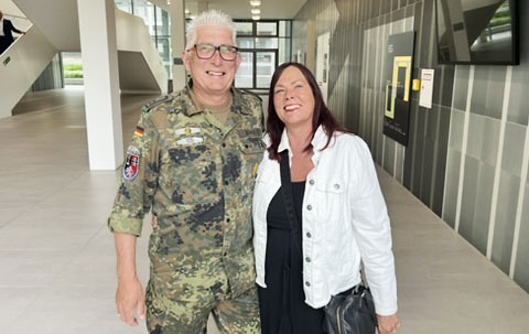 Gesichter des Lebens Fotoausstellung im Ausbildungszentrum des Cyber- und Informationsraum der Bundeswehr