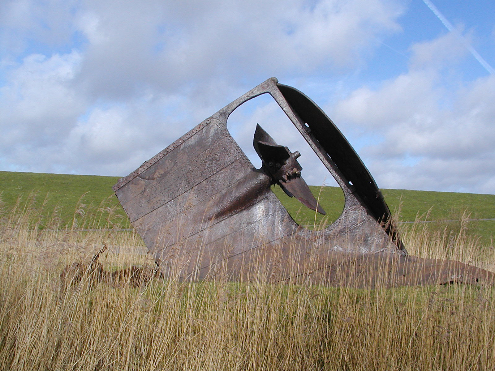 Das Otterdorfer Wrack (Schiffsschraube)