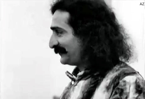 1932 : Meher Baba in New York. Image taken from a film and edited by Anthony Zois
