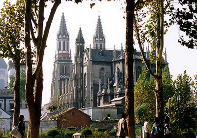 Tsinan-German Church, and located on the campus of Shandong University