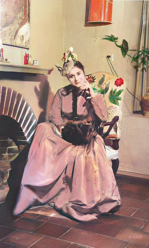 Anita in costume. Image rendition by Anthony Zois.