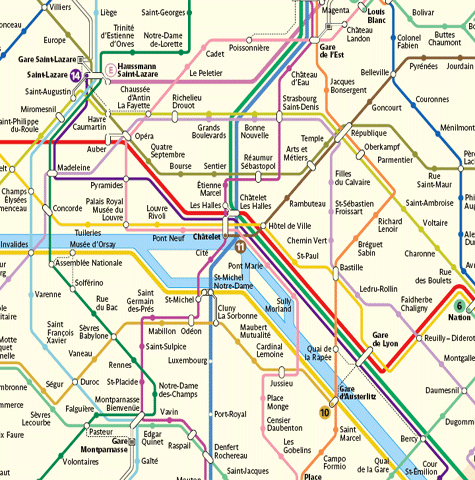 Paris subway network