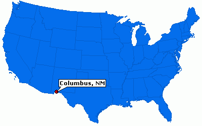 Columbus New Mexico Map