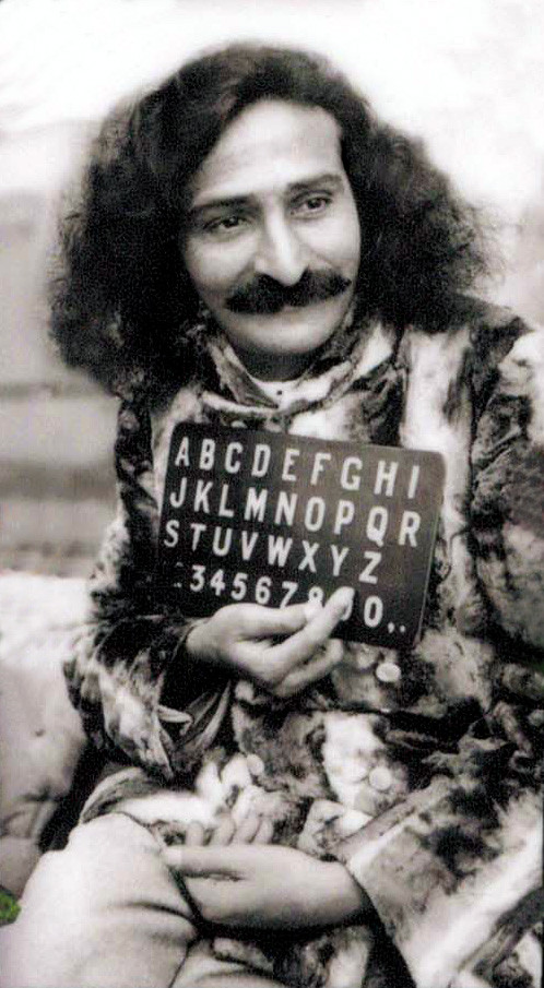 Meher Baba on the S.S. Bremen upon arriving in New York, 1932