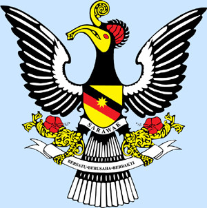 Sarawak crest - present day