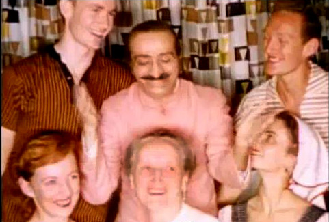 1956 ; [ top ]( l - r ) - Tex Hightower, Baba, Peter Saul [ bottom ] Bunty Kelly, Margaret Craske & Marie Adair