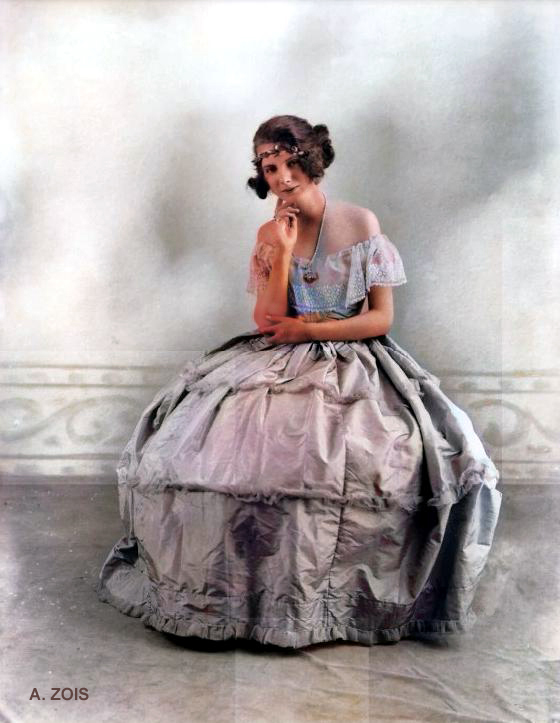Jan. 1916 - B/W photo is in the National Portrait Gallery, London, England. Image rendition by Anthony Zois.
