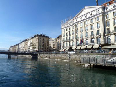 View from Pont du Mont-Blanc