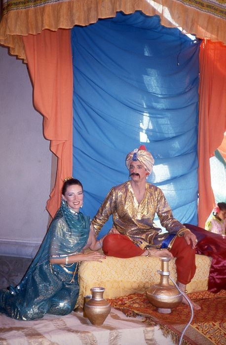 India : Peter & Debbie in a play