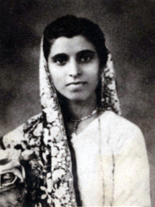 Gaimai Jessawala’s wedding photo 1915. Enhanced image by Anthony Zois. Courtesy of the Jessawala Collection-AMB Trust.
