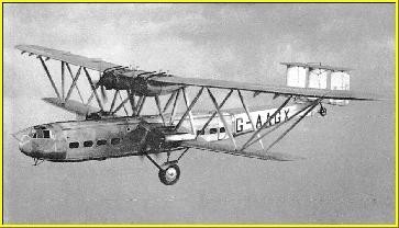 Imperial Airways " Hadrian " ; Hadley Page 42