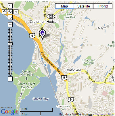 Croton-on-Hudson map