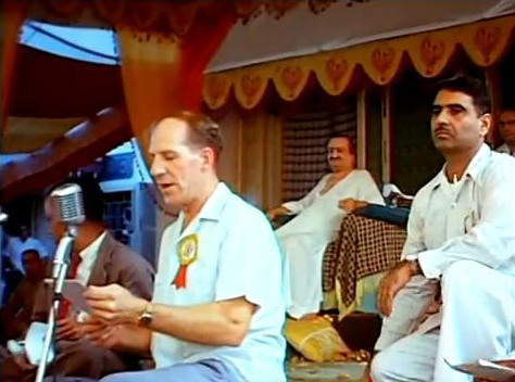 India  1965 ; East-West Gathering - Darwin Shaw reading Baba's message