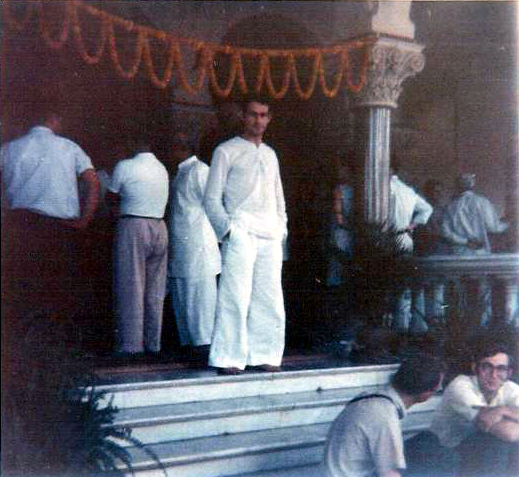 Sam Ervin at Guruprasad, Poona, India. ( standing )